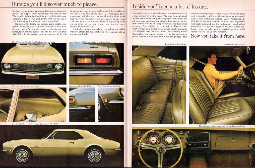1968 Chev Camaro Brochure Page 21